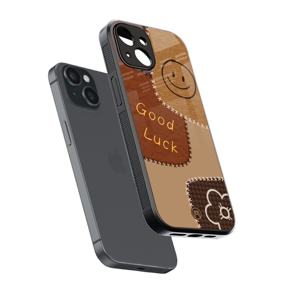 good luck back phone cover | glass case for iphone 13 mini