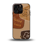 good luck back phone cover | glass case for iphone 13 pro