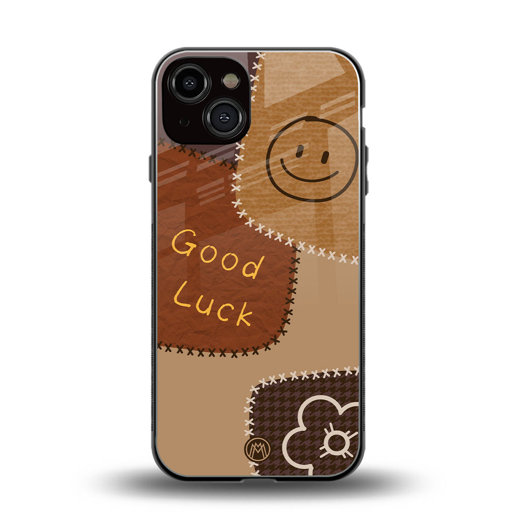 good luck back phone cover | glass case for iphone 13