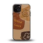 good luck back phone cover | glass case for iphone 13