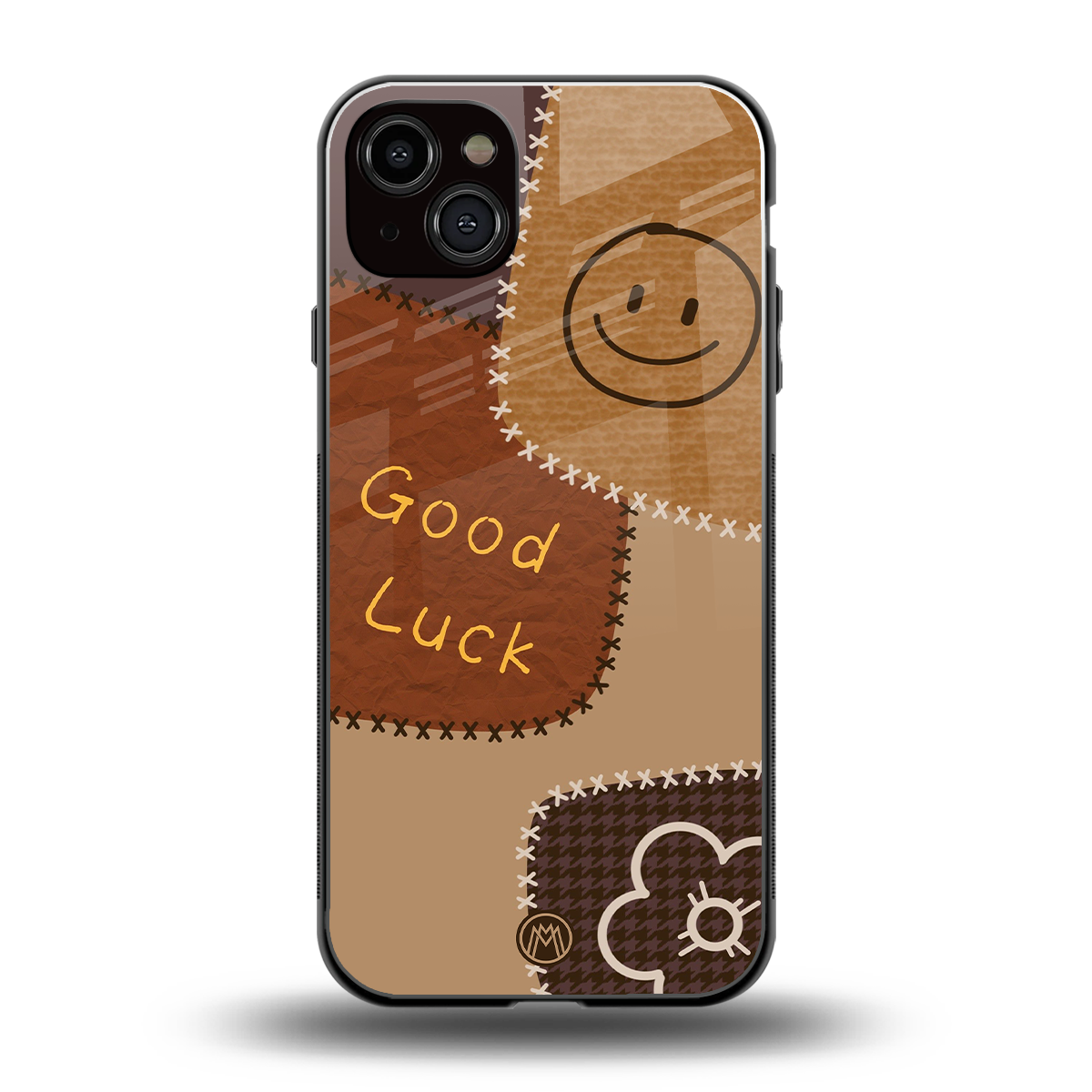 good luck back phone cover | glass case for iphone 15 plus