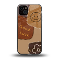 good luck back phone cover | glass case for iphone 14 plus
