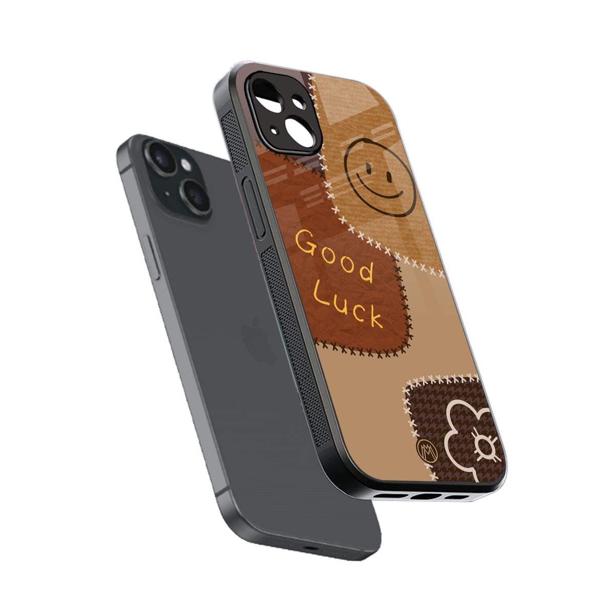 good luck back phone cover | glass case for iphone 15 plus