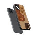 good luck back phone cover | glass case for iphone 14 plus