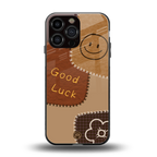 good luck back phone cover | glass case for iphone 14 pro max