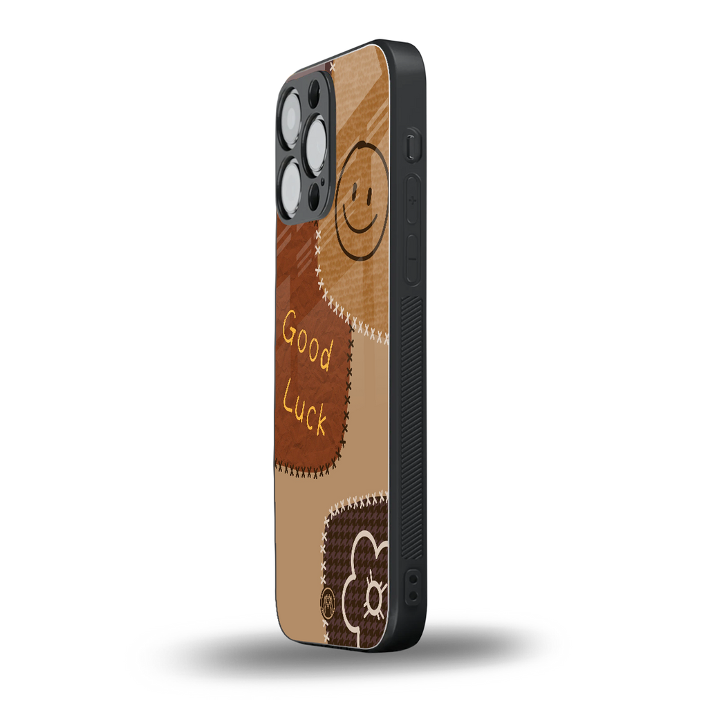 good luck back phone cover | glass case for iphone 14 pro max