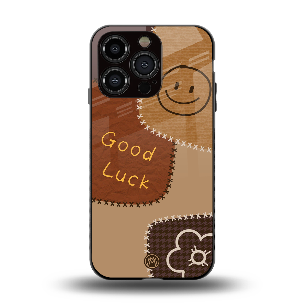 good luck back phone cover | glass case for iphone 15 pro
