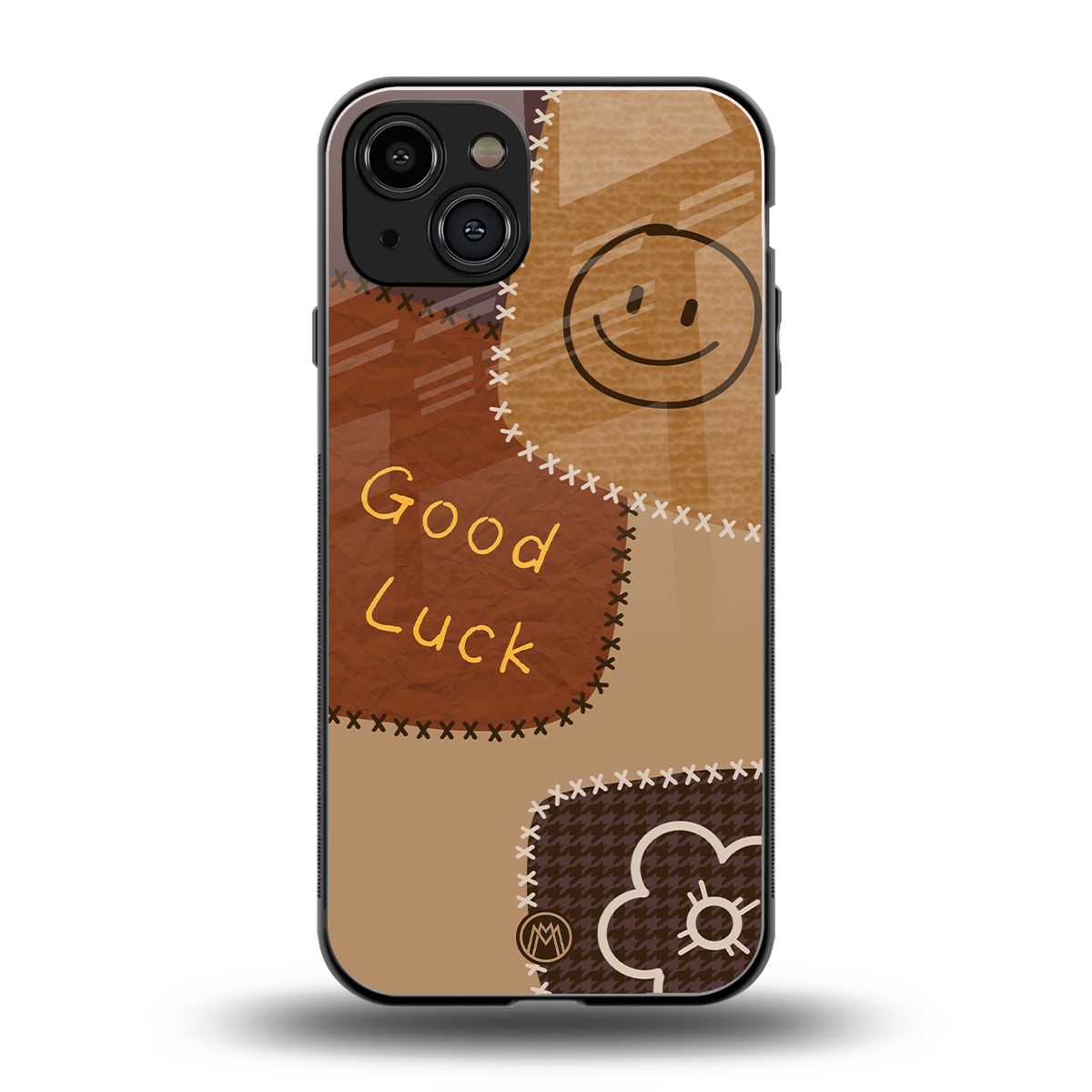 good luck back phone cover | glass case for iphone 15