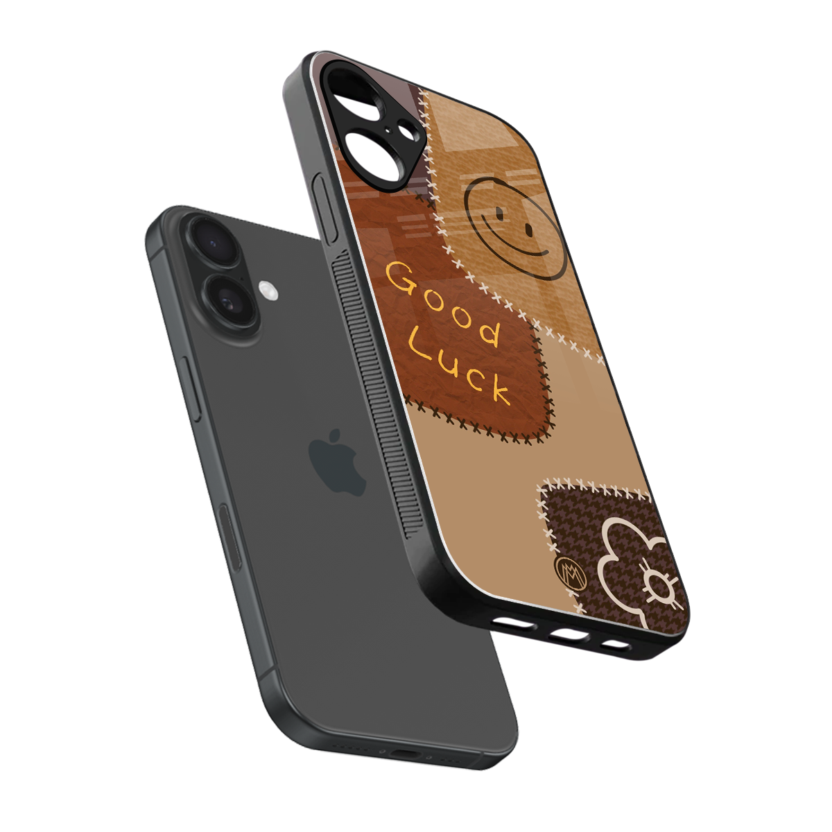 good luck back phone cover | glass case for iphone 16 plus