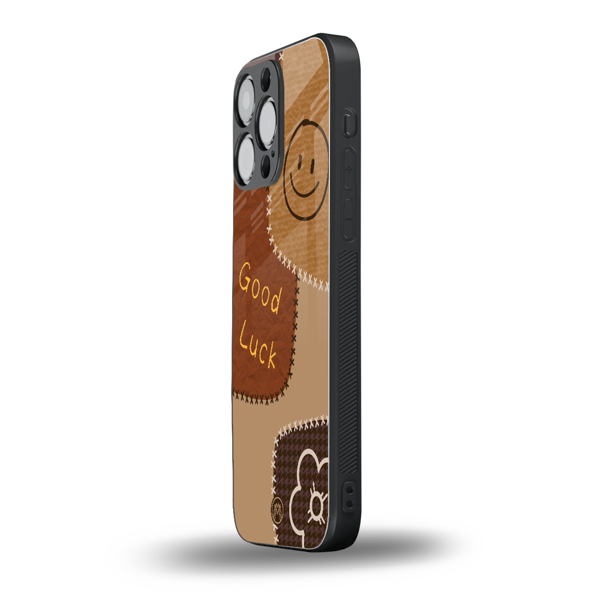 good luck back phone cover | glass case for iphone 16 pro max