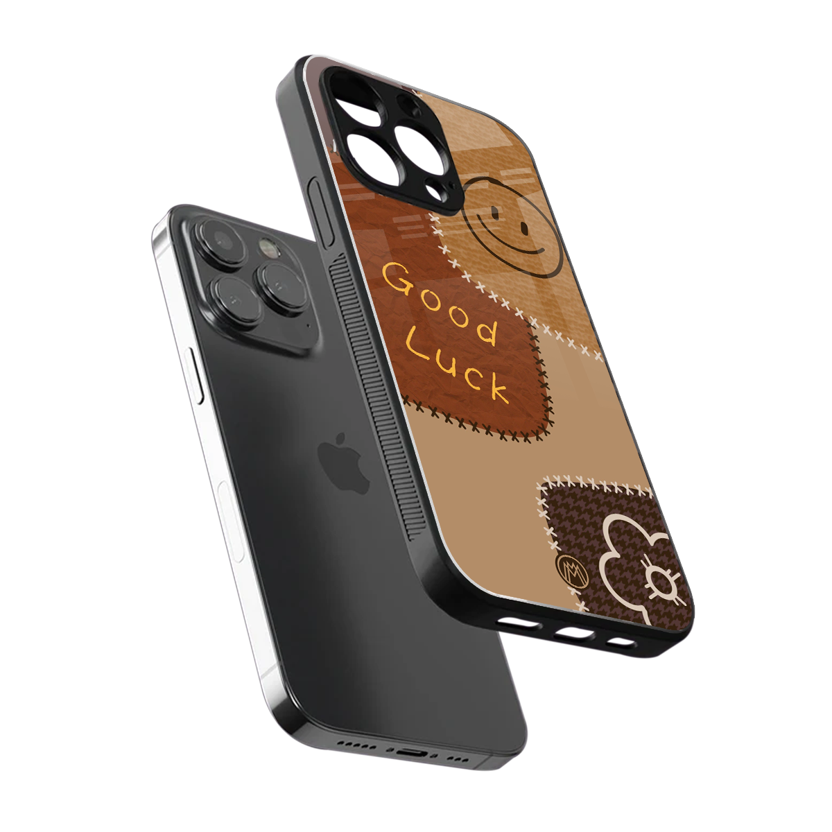 good luck back phone cover | glass case for iphone 16 pro