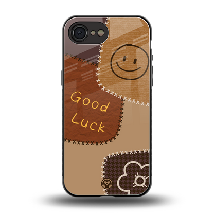 good luck back phone cover | glass case for iphone 16e