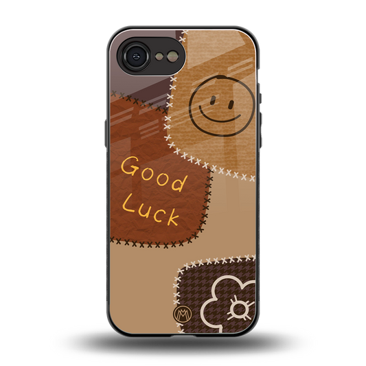 good luck back phone cover | glass case for iphone 16e