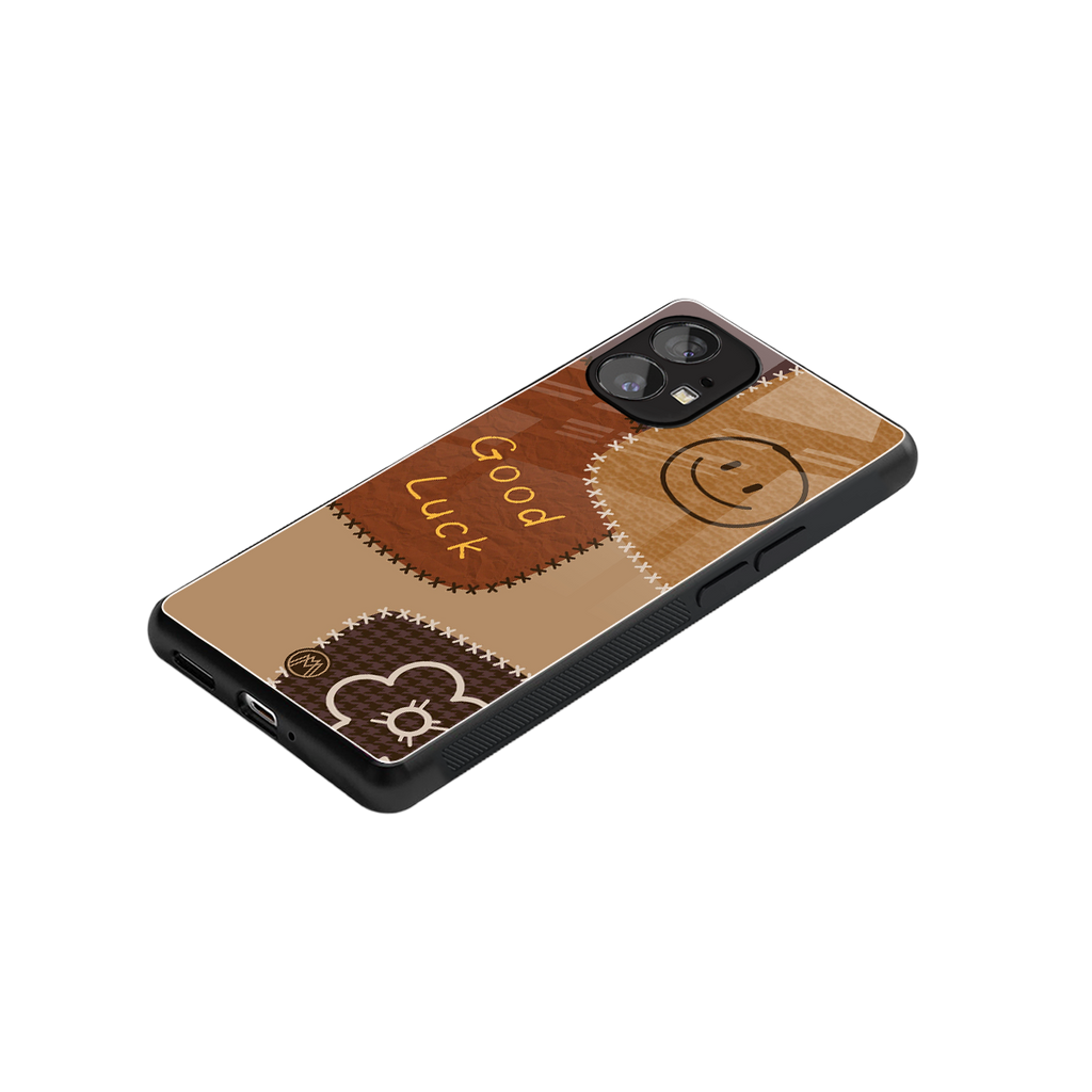 good luck back phone cover | glass case for nothing phone 1