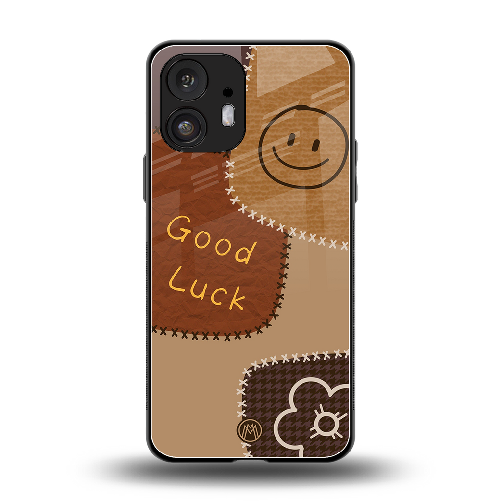 good luck back phone cover | glass case for nothing phone 2