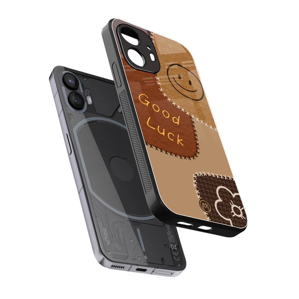 good luck back phone cover | glass case for nothing phone 2