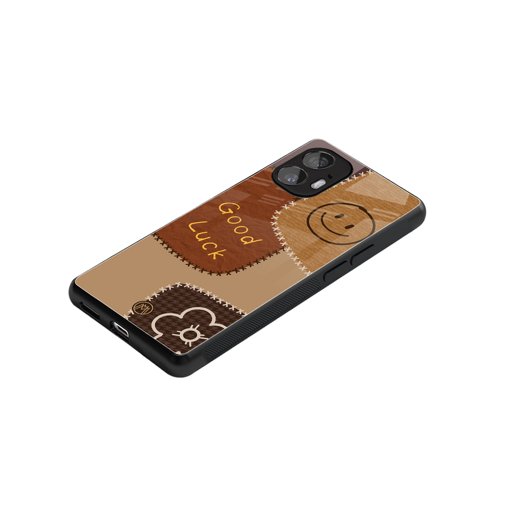 good luck back phone cover | glass case for nothing phone 2