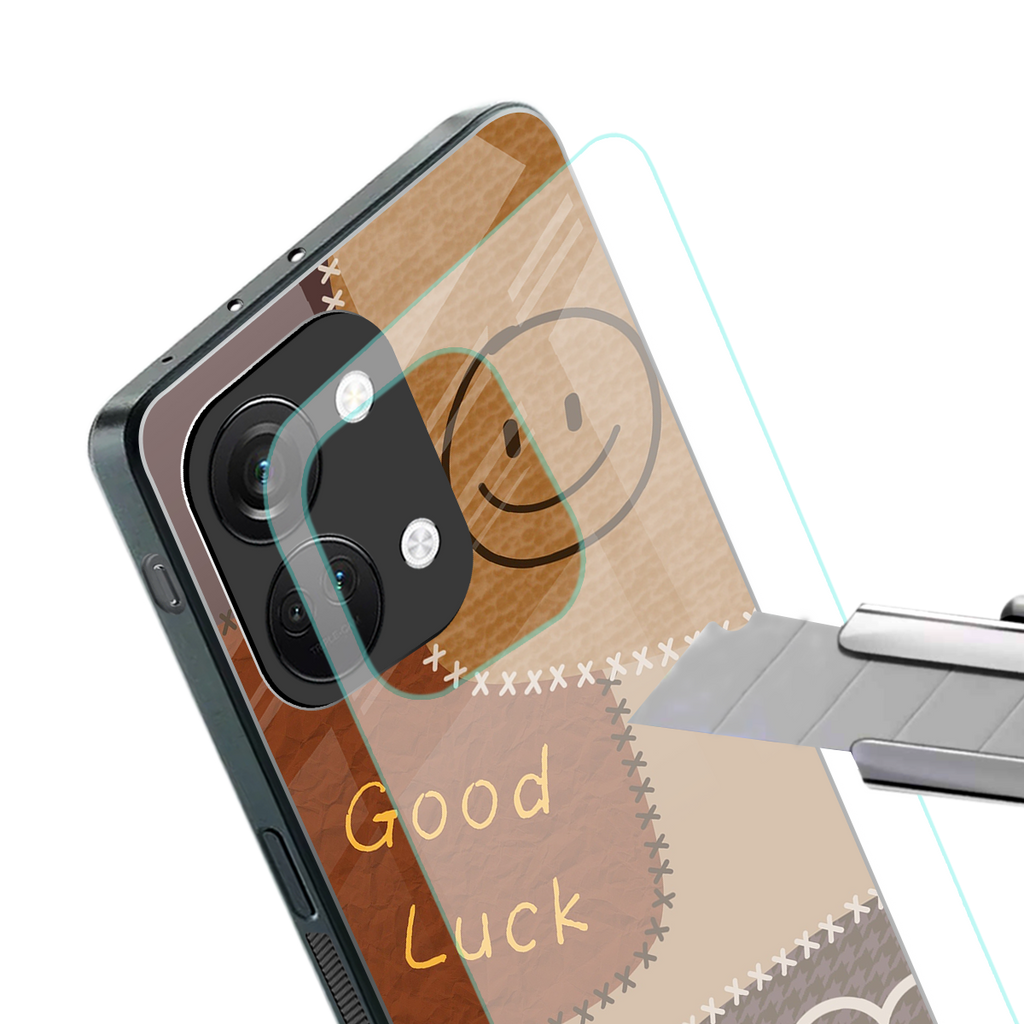 good luck back phone cover | glass case for oneplus nord 3