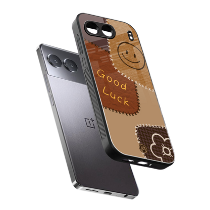 good luck back phone cover | glass case for oneplus nord 4