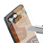 good luck back phone cover | glass case for oneplus nord 4