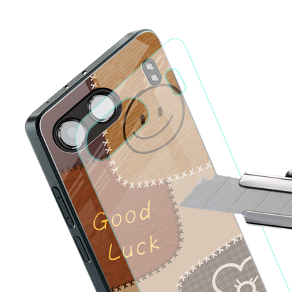 good luck back phone cover | glass case for oneplus nord 4