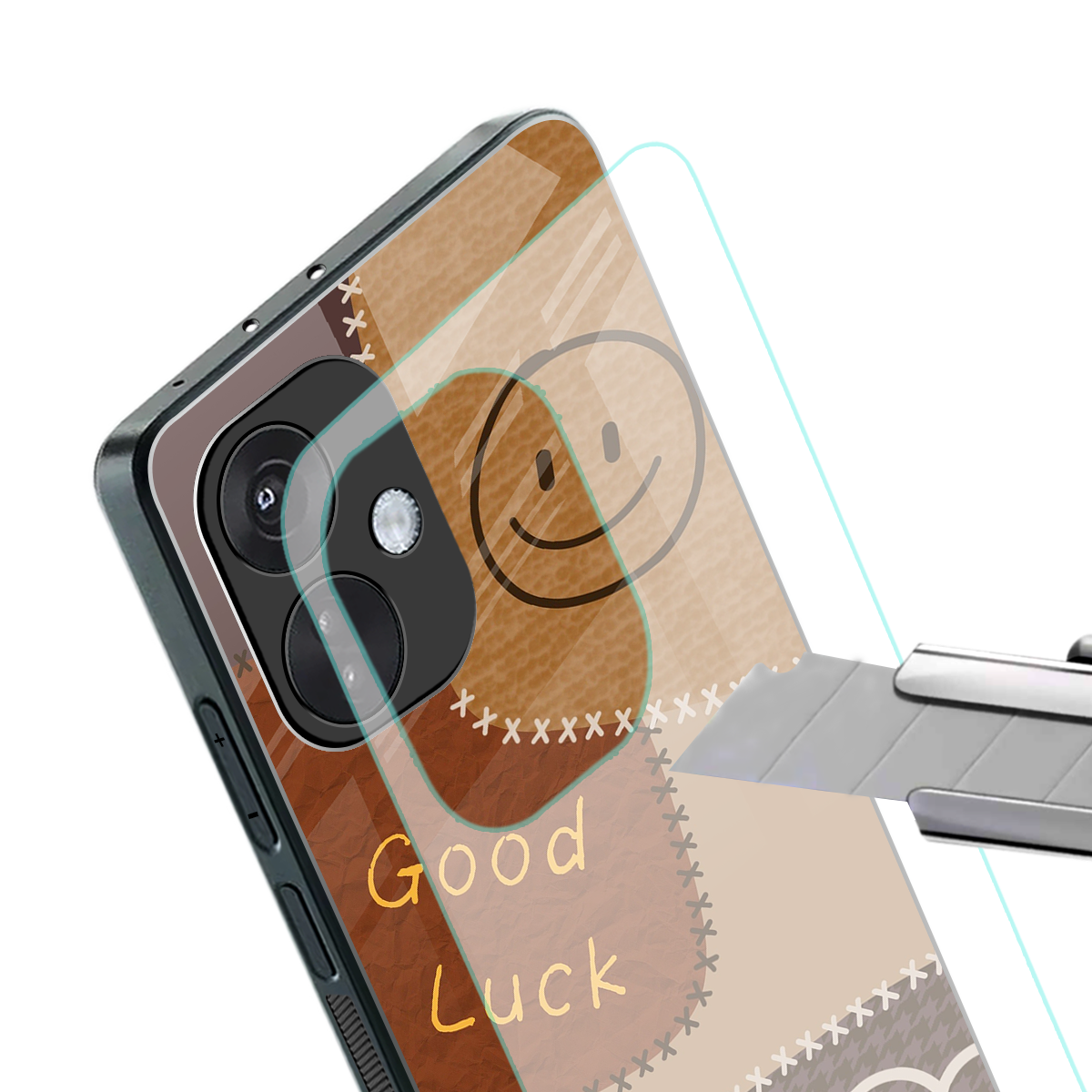 good luck back phone cover | glass case for oneplus nord ce 3