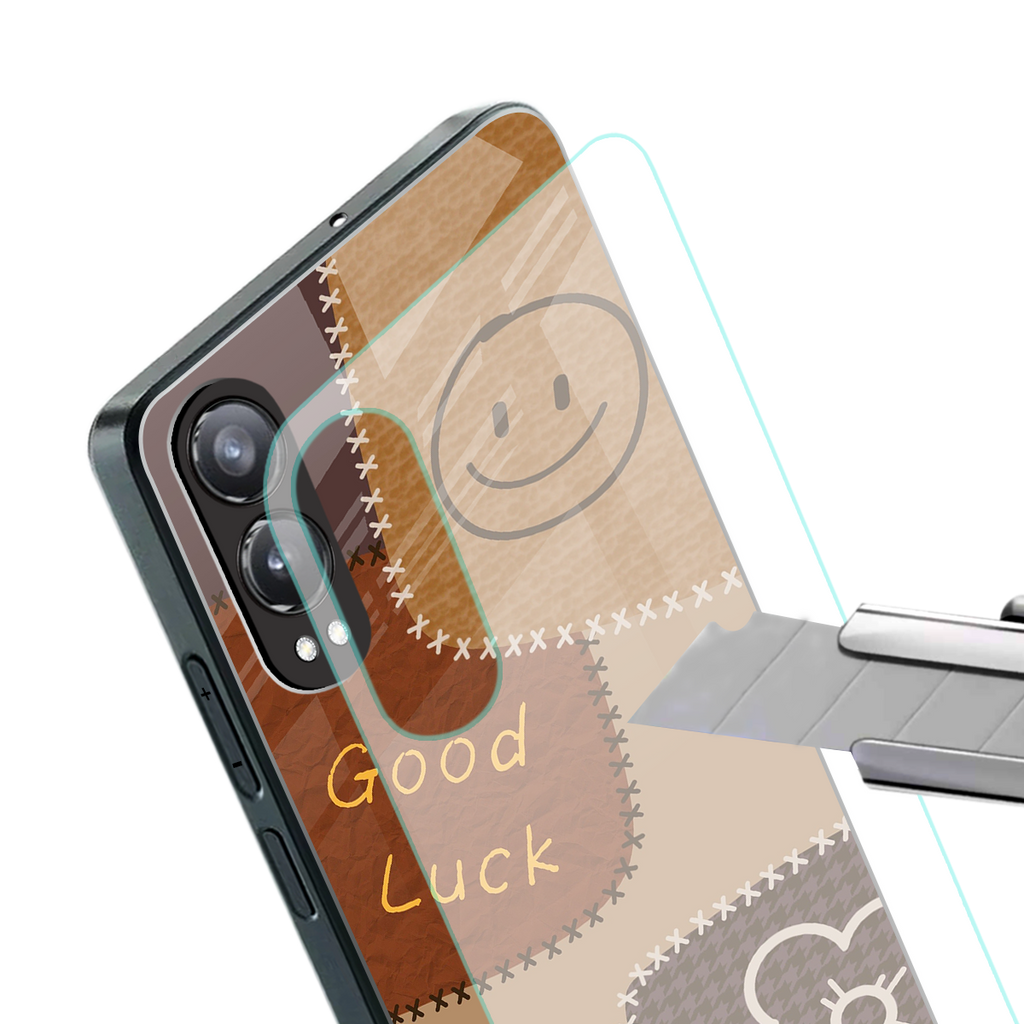good luck back phone cover | glass case for oneplus nord ce 4 lite