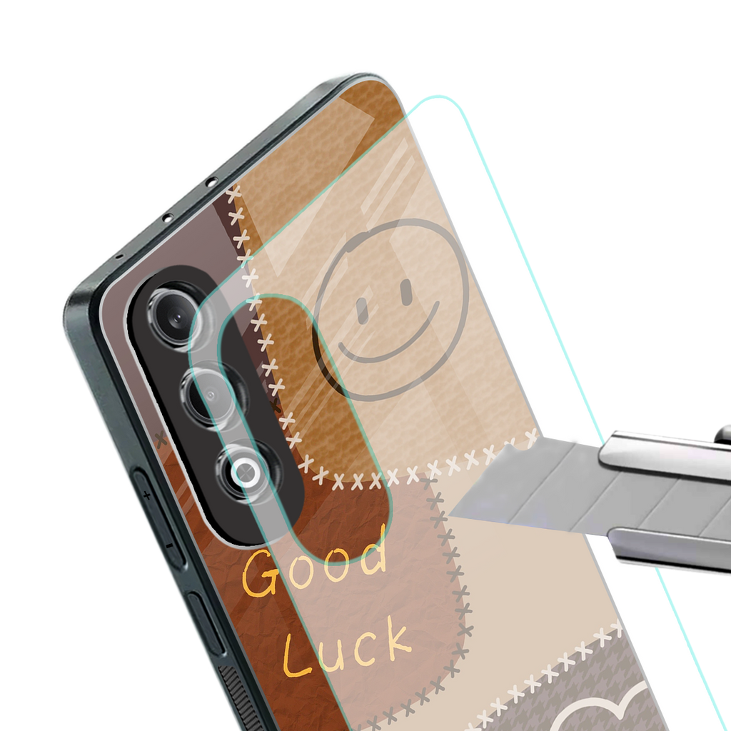 good luck back phone cover | glass case for oneplus nord ce 4