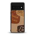 good luck back phone cover | glass case for google pixel 6 pro