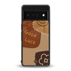 good luck back phone cover | glass case for google pixel 6 pro