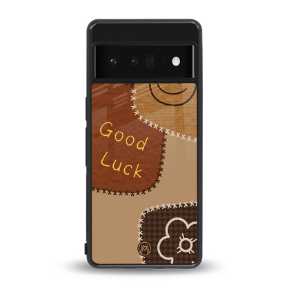 good luck back phone cover | glass case for google pixel 6 pro