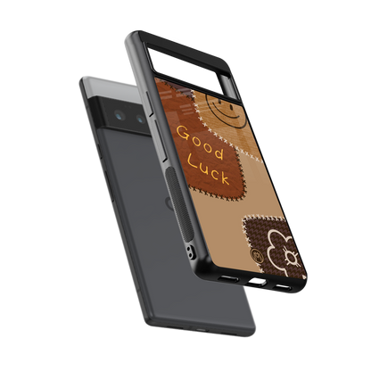 good luck back phone cover | glass case for google pixel 6 pro
