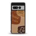 good luck back phone cover | glass case for google pixel 7 pro