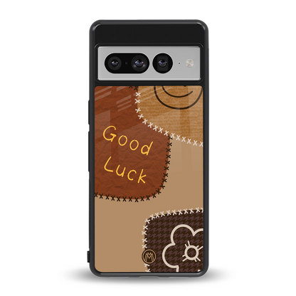 good luck back phone cover | glass case for google pixel 7 pro
