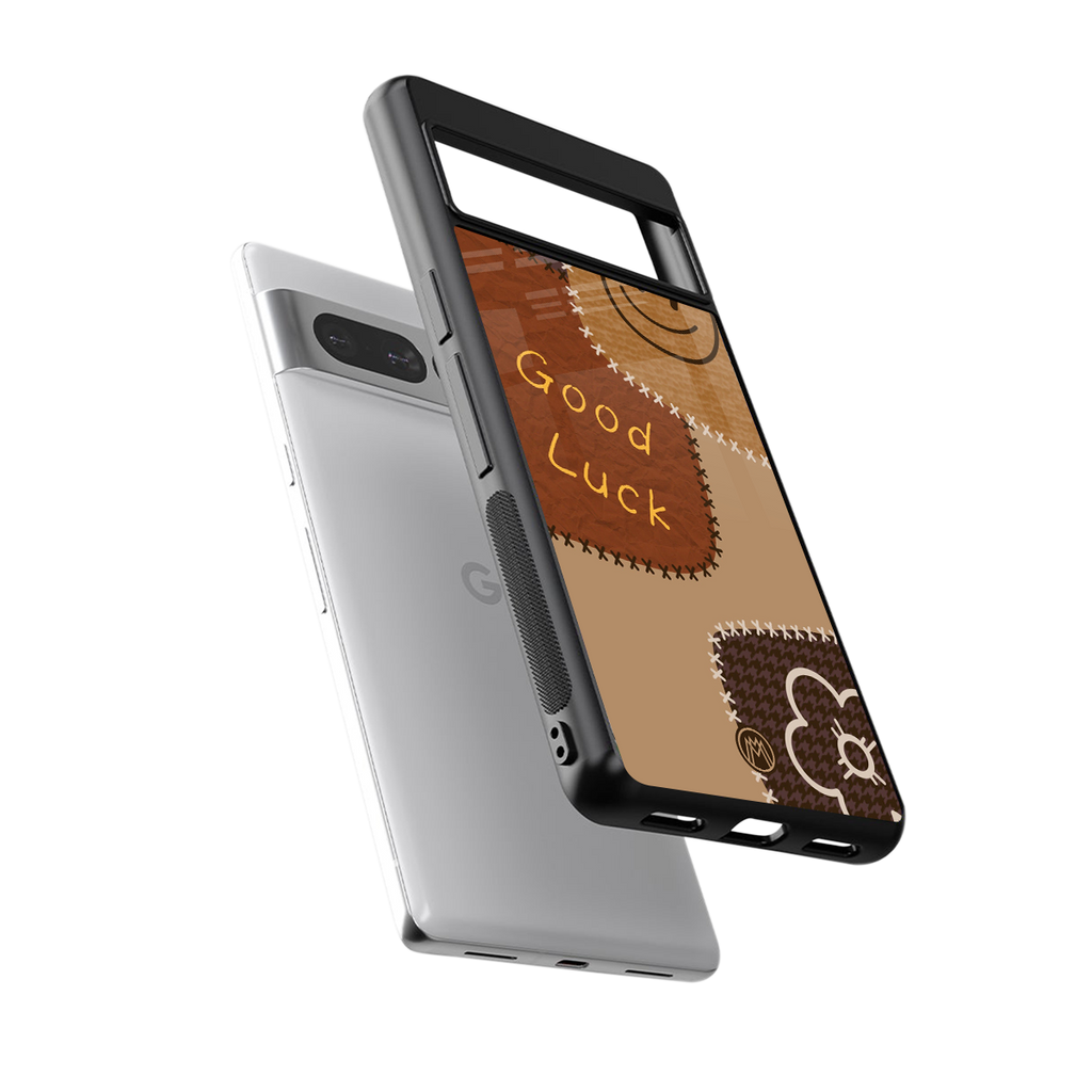 good luck back phone cover | glass case for google pixel 7 pro