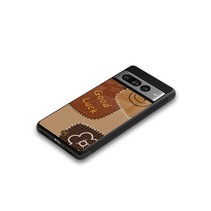 good luck back phone cover | glass case for google pixel 7 pro