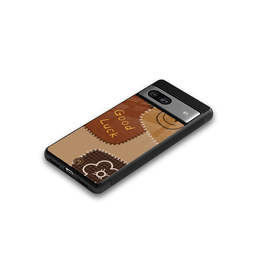 good luck back phone cover | glass case for Google Pixel 7A