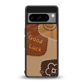 good luck back phone cover | glass case for google pixel 8 pro