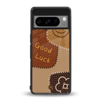good luck back phone cover | glass case for google pixel 8 pro