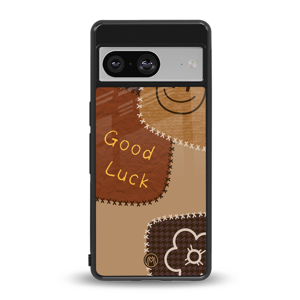 good luck back phone cover | glass case for Google Pixel 8