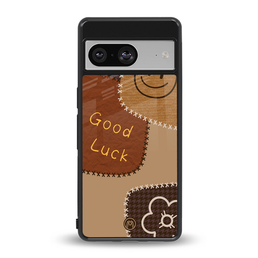 good luck back phone cover | glass case for Google Pixel 8