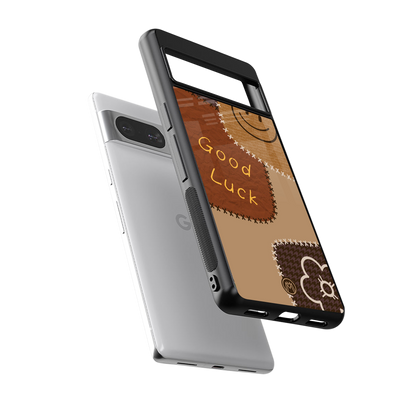 good luck back phone cover | glass case for Google Pixel 8