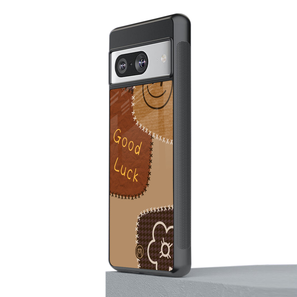 good luck back phone cover | glass case for Google Pixel 8