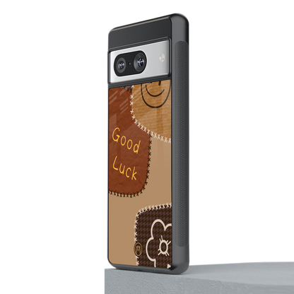 good luck back phone cover | glass case for Google Pixel 8