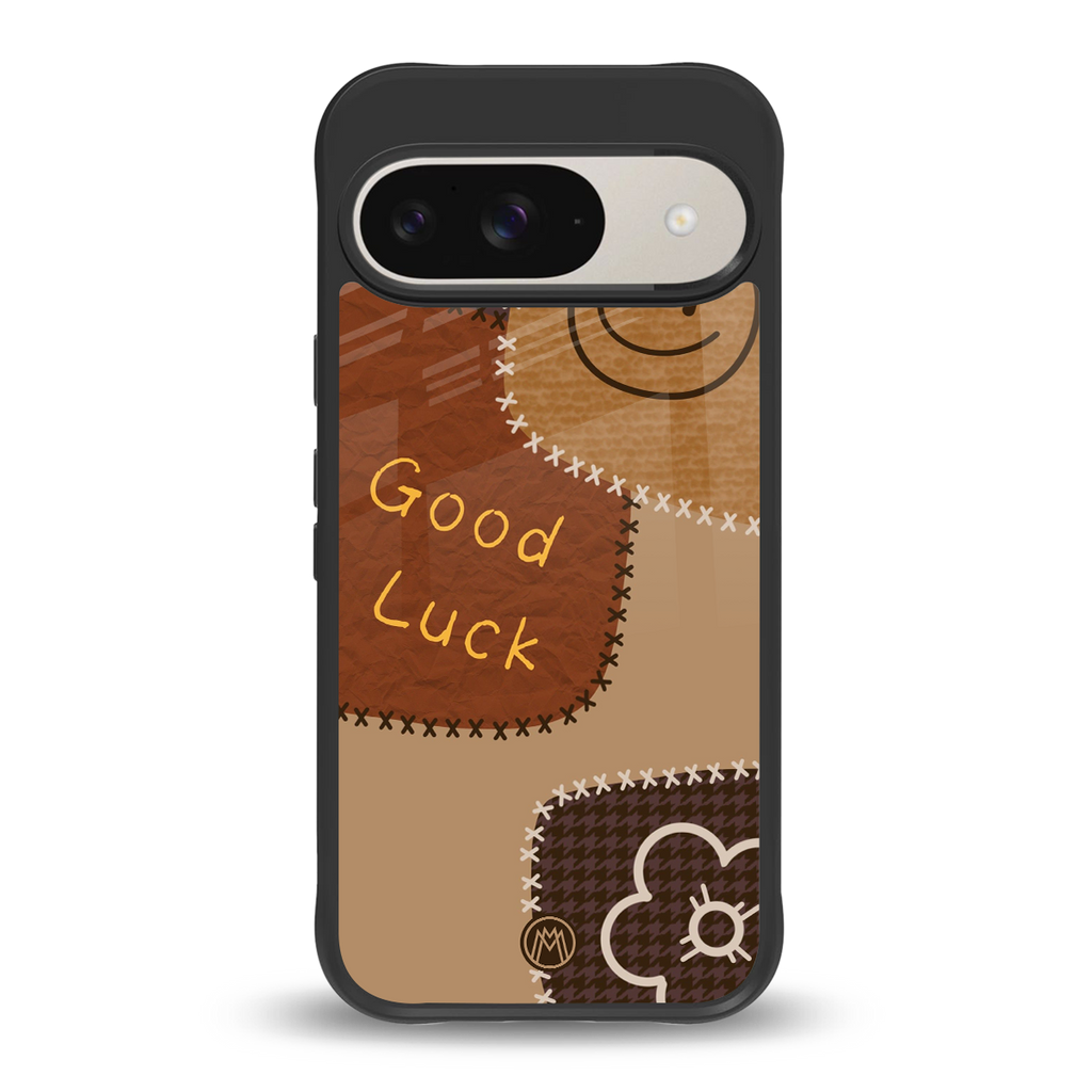 good luck back phone cover | glass case for google pixel 9