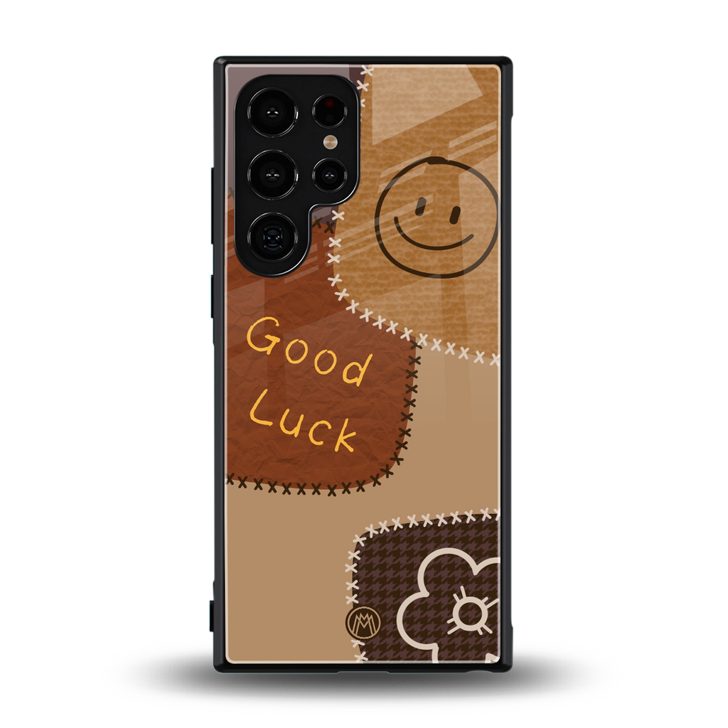 good luck back phone cover | glass case for samsung galaxy s23 ultra
