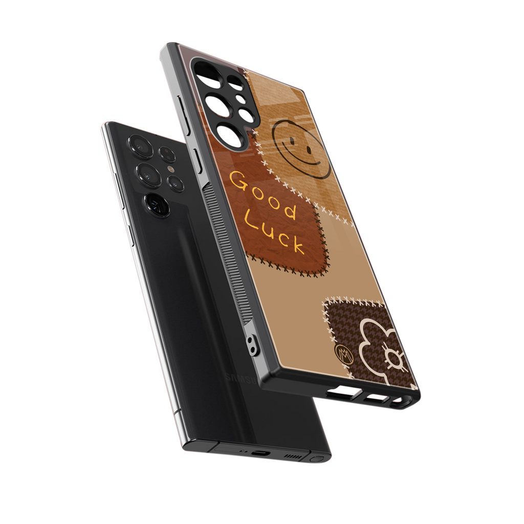 good luck back phone cover | glass case for samsung galaxy s23 ultra
