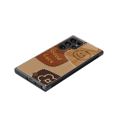 good luck back phone cover | glass case for samsung galaxy s24 ultra
