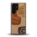 good luck back phone cover | glass case for samsung galaxy s25 ultra