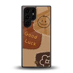 good luck back phone cover | glass case for samsung galaxy s25 ultra